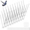 OFFCUP Pinchos Antipájaros,3 Piezas x 25cm Pinchos Antipalomas de Acero Inoxidable Kit con 24 Bridas de Plástico Púas de Acero Inoxidable para Balcón Terraza Ventana de Techo