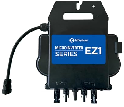 APsystems EZ1-M Micro-onduleur 800 W avec Wi-FI et Bluetooth, certifié PV VDE, onduleur Plug & Play, idéal pour Centrale électrique de Balcon
