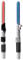 Boligrafos Star Wars Sable laser con LUZ - 2 Boligrafos de metal, tinta negra con Caja Regalo l Boligrafos bonitos, Star Wars Merchandising