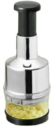 ONDIAN Spremiaglio Trita Aglio schiaccia Aglio in Acciaio Inox Professionale Strumento da Cucina