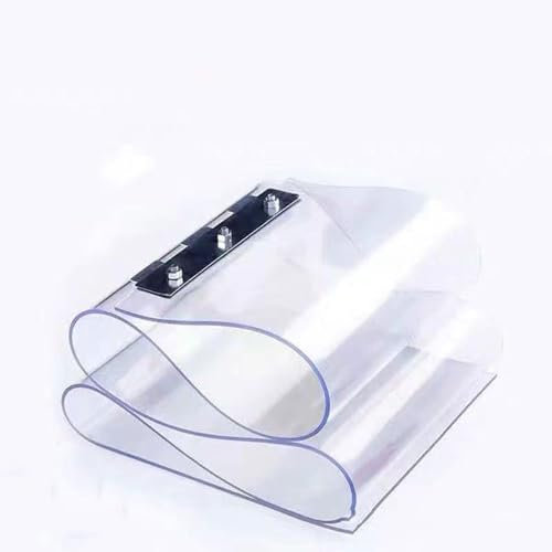 ATYUJKB Thermovorhang Kälteschutz Fenster Wasserdicht 200x18cm, Klare Magnet Wärmeschutzvorhang für Türen, Magnet Türvorhang Kälteschutzvorhang Haustür Klare, für Balkontüren