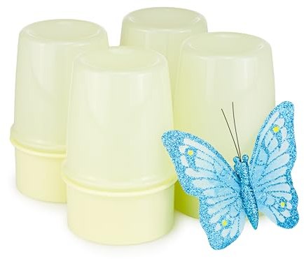 Tupperware Thermo Eierbecher 4X hellgrün (inkl. 1x Klebe-Wurm)