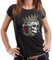 Gasoline Bandit Damen Biker T-Shirt: Skull Queen