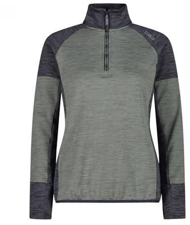 CMP Maglia da Donna in Pile Grid Tech Sweater Donna