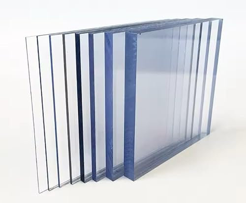 Polycarbonate Greenhouse and Windows Replacement Sheet Clear (61x122 cm) (Solid Clear, 4mm)