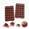 QOMJUFA 2PCS Moldes Reposteria, Molde Silicona, Moldes de Silicona para Chocolate, Moldes de Caramelo de Chocolate 3D, Molde de Silicona
