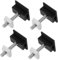 LIFKOME 4Pièces Solaires Aluminium Robustes pour Montage de Panneaux Solaire Réglables avec Percés pour Installation Sécurisée sur Camping Cars