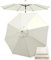 Parasol de Jardin, de Plage, de Terrasse, Blanc, 8 Baleines : 2 M/6,5 Pi