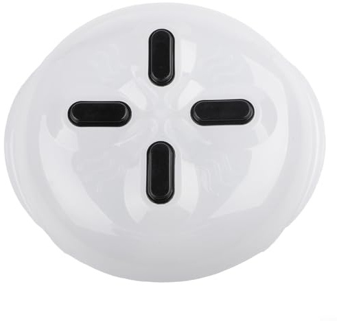 Tapa protectora magnética antisalpicaduras para microondas con ventilación de vapor, 30 x 8,5 cm, protector de plástico apto para alimentos para hornos microondas estándar, apto para lavavajillas