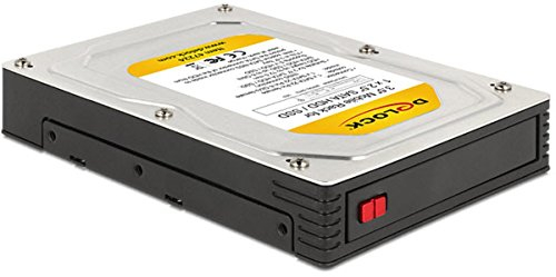 Delock Wechselrahmen 1x 2, 5 SATA HDD in 3, 5 Schacht, schwarz (47224)