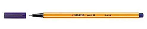 Feinschreiber STABILO point 88®, Strichstärke 0,4mm, nachtblau, 3 Stück