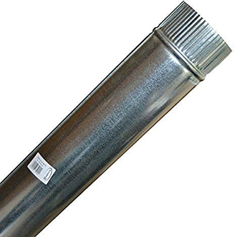 Theca 7500004 Tubo Acero Chapa galvanizada, Multicolor, 110 mm