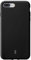 aiino Custodia Strongly per iPhone/Plus / 8 Plus, Cover in Silicone, Antiurto e AntiGraffio, Wireless Charge, Impugnatura morbida, Alta protezione agli urti - Nero