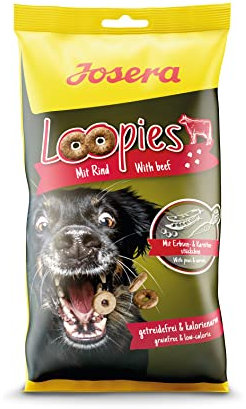 Josera Hundesnacks Loopies mit Rind, 1er Pack (1 x 150 g)