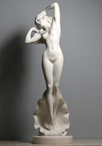Göttin Aphrodite Venus Anadyomene Akt weibliche erotische Statue Skulptur 32 cm