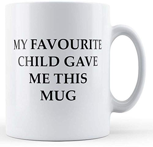 Father Fox - Favourite Child Gave Me This Mug - Gift for Dad, Mum, Ceramic, 11fl.oz.