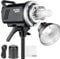 Godox MS300 Kompakter Studioblitz 300W 2,4G Wireless Monolight mit 150W Modellierlampe, Hervorragende Ausgangsleistung, Anti-Preflash, Bowens-Halterung, 5600 ± 200K CCT, 0.1-1,8S Recyclingzeit