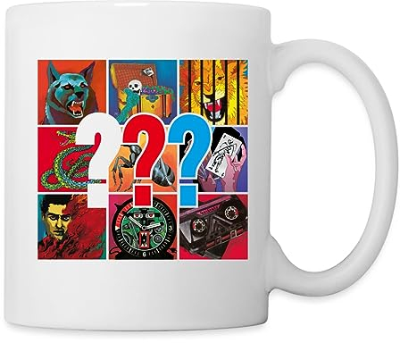 Spreadshirt Die Drei Fragezeichen Covermotive Tasse, One size, Weiß