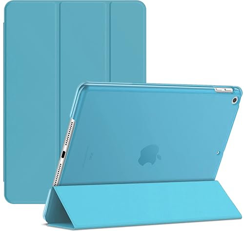 Funda inteligente para Apple iPad Mini 1/2/3 con encendido y apagado magnético automático (azul claro)