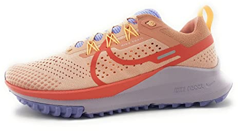Nike React Pegasus 4, Women's Trail Running Shoes Donna, Arctic Orange/Magic Ember-Lt Madder Root, 40.5 EU