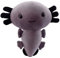 CAOMEI Axolotl Plüschtier, 20cm?7,8Zoll ?/ 30cm?11,8Zoll ?Axolotl Kuscheltier Kawaii Axolotl Plüschpuppe für Kindergeschenke (20cm-Schwarz)