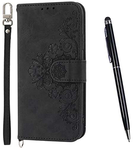 TOUCASA Cover per iPhone 6S/ 6, Custodia Portafoglio Cover a Libro in Pelle Flip Case con TPU Antiurto Silicone Bumper, Magnetica, Porta Carte, Kickstand, per iPhone 6S/ 6 (4,7 Pollici) (Nero)