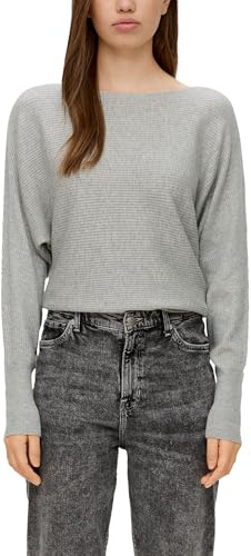 QS Rippstrickpulli mit Fledermausarm