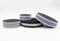 SOUANNOR 5M Glitter Gold Silber Gummiband Elastisches Glitter Band zum Nähen Spitze Trim DIY Zubehör (5M X 20mm/40mm, Gold, Silber, Mehrfarbig) (2cm, Silber White Purple)