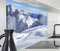 timalo Spritzschutz Wand für Herd, Küche Küchenrückwand Glasoptik | Acryl Glas 2mm | Glasrückwand Acrylglas Wandpaneele Rückwandschutz Platte | 60x40cm Berge Schnee Zugspitze
