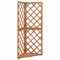 ARKEM Grigliato in Legno Rettangolare,Anche per arredo e Decorazione Giardino,Graticcio Angolare 50x50x145 cm in Legno Massello di Abete