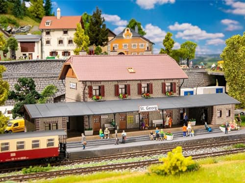 FALLER 110152 - Bahnhof St. Georg - Spur: H0 - Bahnhöfe & Bahngebäude für Modelleisenbahnen - Maßstab: 1:87