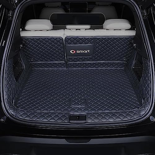 LJZYL Kofferraummatte, Für Smart #1, Halbe Packung, Vollständig Umschlossene Automodifikation, Spezielles Pad-Innenzubehör,Fullpack-Black
