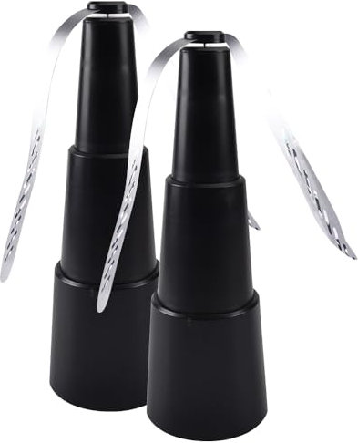 Decdeal 2PCS Ventilateur Anti-Mouches de Table pour Extérieur et Intérieur, Fonctionnant sur Batterie, Hauteur Réglable, Ventilateurs Anti-Mouches pour Tables/Barbecue/Evénements/Restaurant