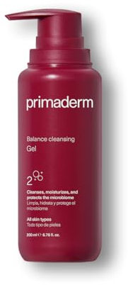 Primaderm - Balance Cleansing Gel - Gel Limpiador Facial - Limpia, Hidrata y Protege el Microbioma - Para Todo Tipo de Piel - 200 ml