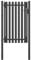 Juroupi Garden Fence Gate Steel 1x2 m Anthracite,Fence Gate,Fence Gate Garden,Privacy Security,Fencing & Barriers Gate-146330