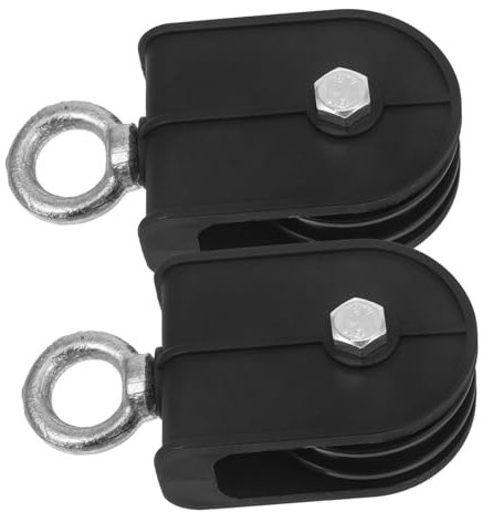 OSOLADY 2stücke Pulley Block Mit Abnehmbarer Halterung -kabelrolle Für Fitnessgeräte Bis Tragkraft Leise Drehbare Umlenkrolle Für Diy Heim-fitnesssysteme