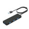 KEIUYUKI USB Hub 3.0 Splitter with 4.9ft Extension Long Cable Cord, 4-Port Ultra-Slim Multiport Expander for Desktop Computer PC, Laptop, Chromebook, Mac Mini, iMac, PS4, Flash Drive Data and More
