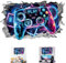 MEZHEN Wandtattoo Controller Wandsticker Poster Videospiel Wandaufkleber Kinderzimmer Wandtattoo Gaming Wanddeko Schlafzimmer Deko Wall Decor Jungen Geschenke xxl