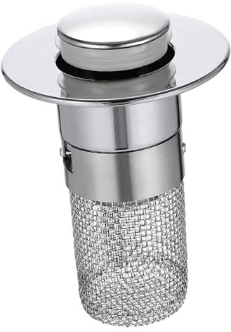 Cabilock Tapón De Filtro Presión Para Lavabo Antiobstrucción Escurridor Para Baño Material Resistente