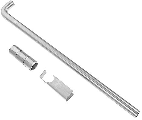 Mikikit High Hardness Door Bolt Gate Bolt for Doors Window Long Latch Temporary Door Lock