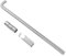 Mikikit High Hardness Door Bolt Gate Bolt for Doors Window Long Latch Temporary Door Lock