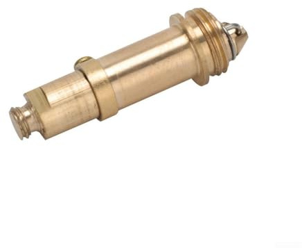 Lavabo de 36 mm con mecanismo de resorte, construcción de cromo y latón, repuesto para fregadero de baño o desagüe, fácil instalación de tornillo con tornillo, acabado dorado