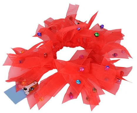 Greabuy Hundehalsband Halstuch Bandana Halsband Weihnachten Schal Haustier Foto Prop Hund XL