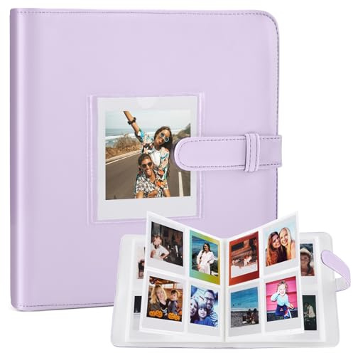 Fotoalbum 288+1 Taschen kompatibel mit Fujifilm Instax Square Mini Film | Kompatibel mit Fujifilm Instax Square SQ1 SQ6 SQ10 SQ20 SQ40, Instax Mini 12 11 9 8 90, Polaroid Go, Kodak Mini Shot 2 Retro