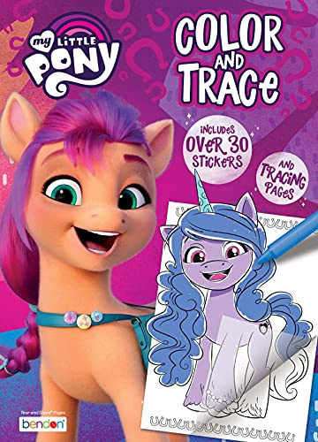 My Little Pony Bendon 51408 Malbuch mit 48 Seiten und 8 Transparentbl ttern und Aufklebern