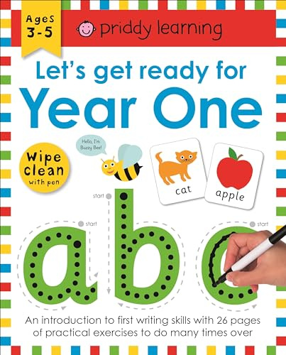 Let's Get Ready for Year One: An introduction to first writing skills with 26 pages of practical exercises (Wipe Clean Workbooks)