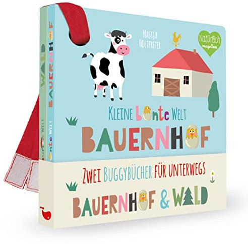 Kleine bunte Welt - Bauernhof & Wald: Zwei Buggybücher für unterwegs (Kleine bunte Buggy-Welt)