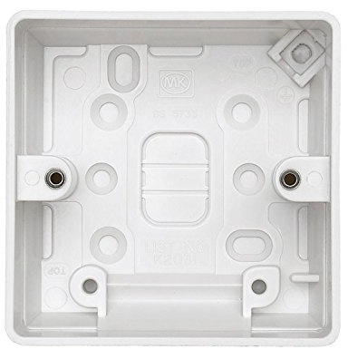 MK Logic Plus 1Gang 16mm Surface Box
