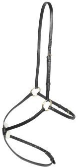BUSSE Reithalfter PREMIUM-MEXIKO, Vollblut/Warmblut, schwarz/Edelstahl