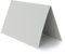 25 Tischkarten zum selbst Beschriften - Hell Grau Grammatur: 240 g/m² - 100 x 60 mm 10 x 6 cm